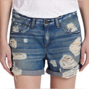 Rag & bone distressed jean shorts Size 26 summer casual everyday